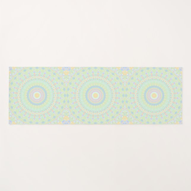 Tapis De Yoga Mandala Hippie Funky  (Devant (Horizontal))