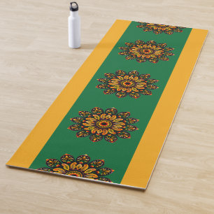 Tapis De Yoga Mandala Ornement Yoga Mat