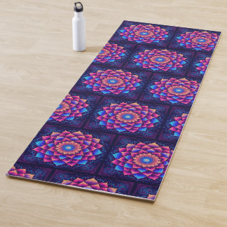 Tapis De Yoga Mandala Purple