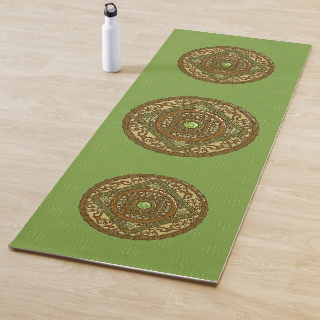 Tapis de yoga Mandala Vierge (En situation)