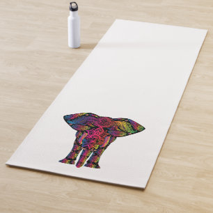 Tapis De Yoga Mandela Elephant