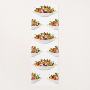 Tapis De Yoga Mangez plus de plantes frais motivation salade let