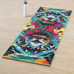 Tapis De Yoga Manteau de Yoga Panthère Noire - Manteau de Yoga P
