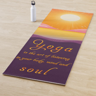 Tapis De Yoga Manteaux de yoga écologiques avec des citations in