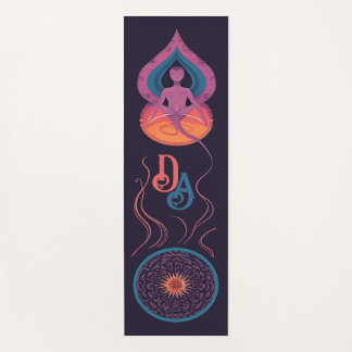 Tapis De Yoga Manteaux de yoga monogramme personnalisés