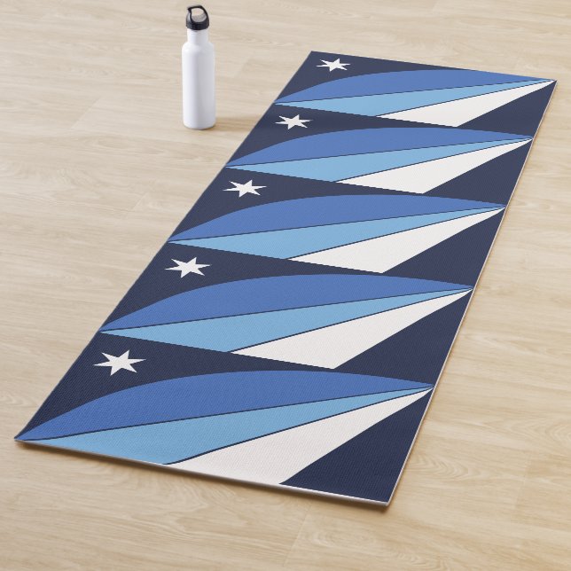 Tapis De Yoga Manteaux de yoga patriotique avec drapeau de Colum (En situation)