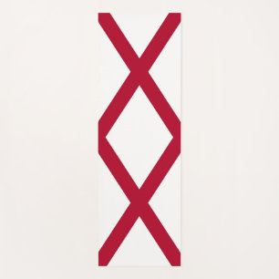 Tapis De Yoga Manteaux de Yoga patriotique avec drapeau de l'Ala