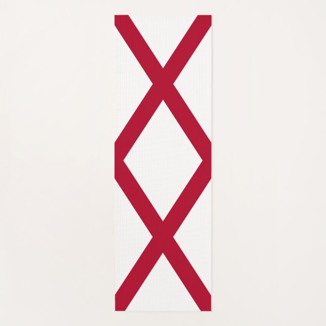 Tapis De Yoga Manteaux de Yoga patriotique avec drapeau de l'Ala (Devant)