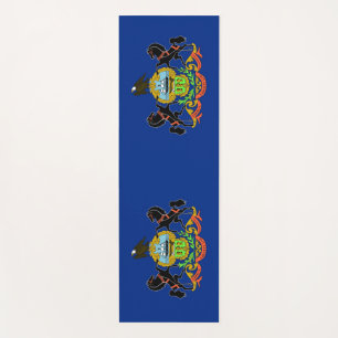 Tapis De Yoga Manteaux de Yoga patriotique avec drapeau de Penns