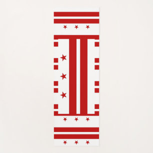 Tapis De Yoga Manteaux de Yoga patriotique avec drapeau de Washi