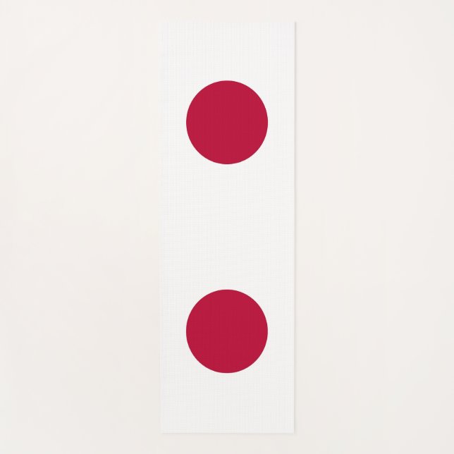 Tapis De Yoga Manteaux de Yoga patriotique avec drapeau du Japon (Devant)