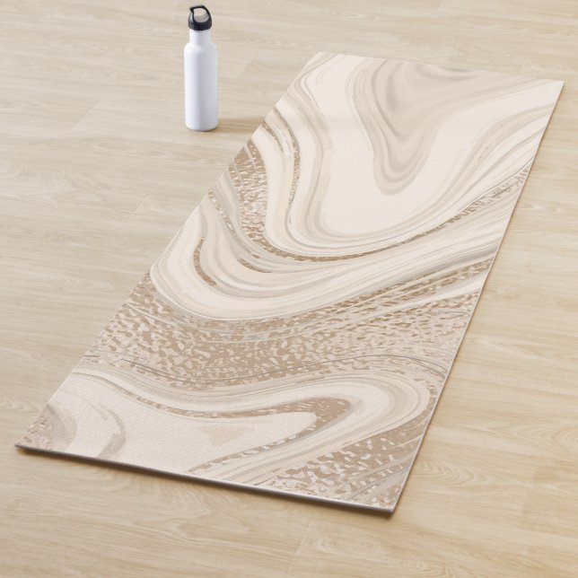 Tapis De Yoga Marbre (En situation)