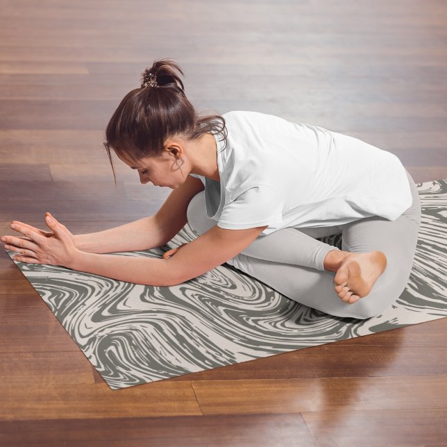 Tapis De Yoga marbre abstrait (Créateur téléchargé)