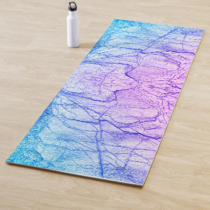 Tapis De Yoga Marbre bicolore violet