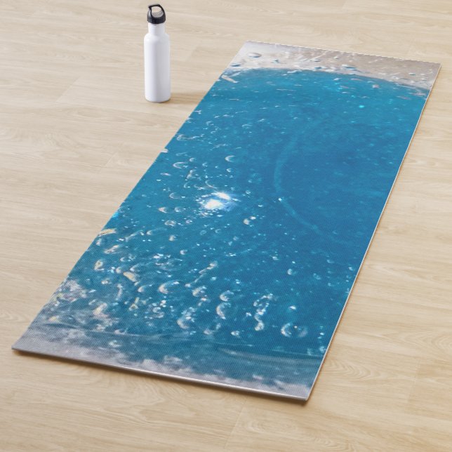 Tapis De Yoga Marbres congelées (En situation)