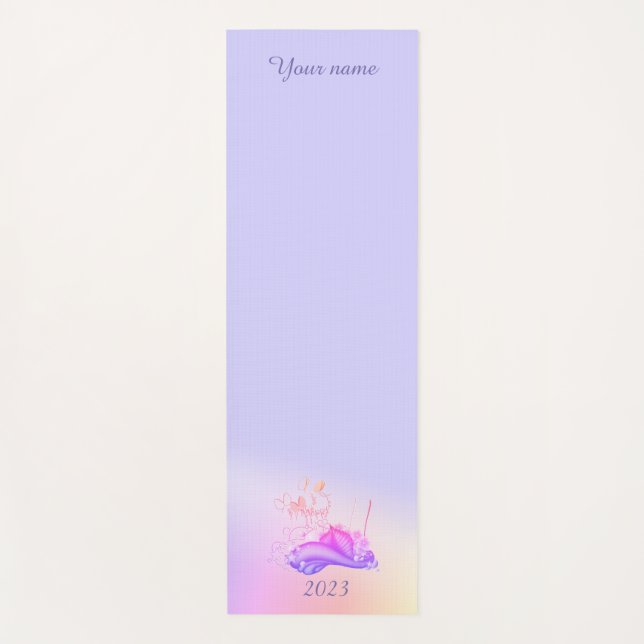 Tapis De Yoga Mat de Yoga Arc-en-ciel (Devant)