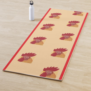 Tapis De Yoga Mat de yoga au coq