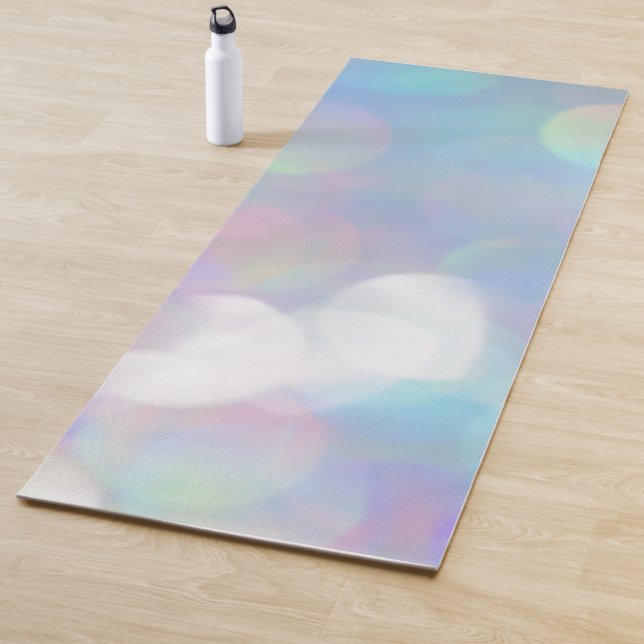 Tapis De Yoga Mat de yoga bleu violet (En situation)