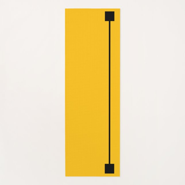 Tapis De Yoga mat de yoga jaune et violet (Devant)