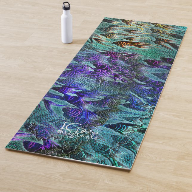 Tapis De Yoga Mat de Yoga Océan (En situation)