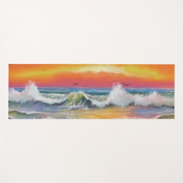 Tapis De Yoga Mat de Yoga Sunset (Devant (Horizontal))