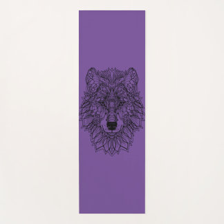 Tapis De Yoga Mat de Yoga Wolf, Mats d'exercices domestiques pou