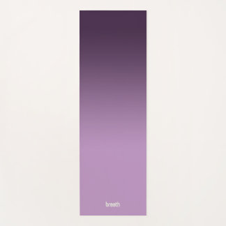 Tapis De Yoga Mat-flux violet Ombre en couleur, sol en calme