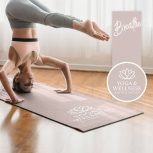 Tapis De Yoga Mat Logo Studio Yoga Personnalisé - Promotion d'en