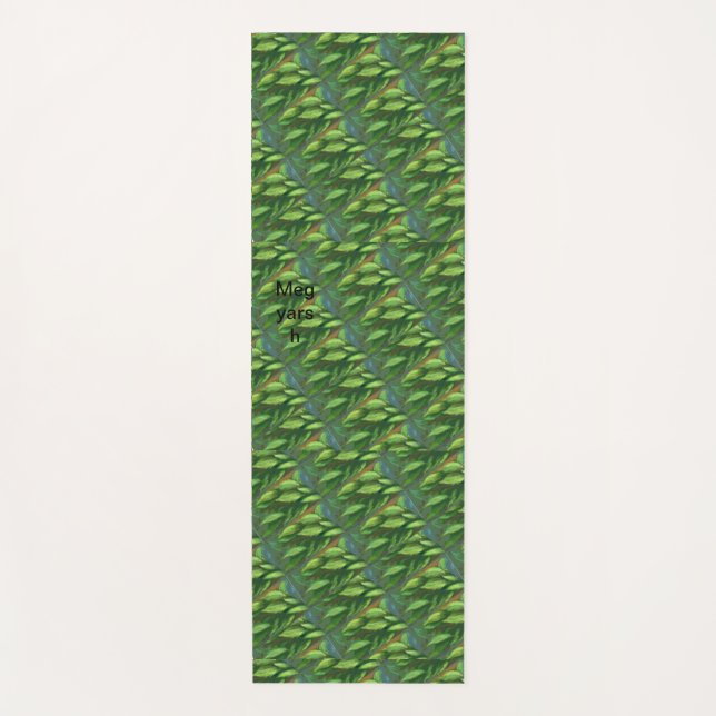 Tapis De Yoga Mat of leaves (Devant)