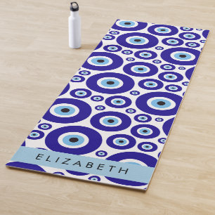 Tapis De Yoga Mauvais Œil, Œil Grec, Œil Turc, Mati, Votre Nom