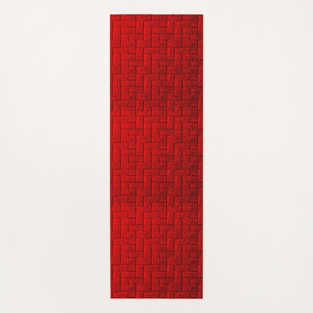 Tapis De Yoga Maze rouge Yoga Mat (Devant)