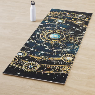 Tapis De Yoga Mécanisme céleste Art cosmique