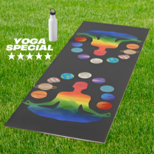 Tapis De Yoga Méditation de Chakra cosmique Énergie spirituell