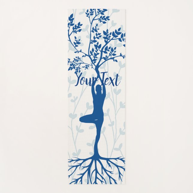 Tapis De Yoga Méditation équilibrée de pose d'arbre (Devant)