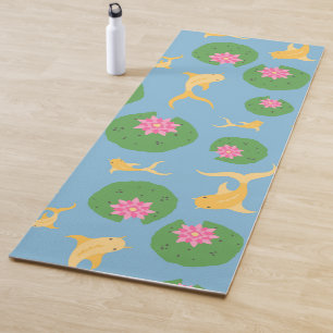 Tapis De Yoga Méditation sur mesure Koi Fish Pond Fitness