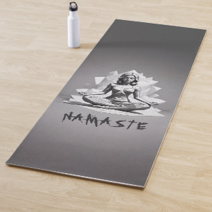 Tapis De Yoga Méditation Yoga Instructeur Reiki Master Low Poly