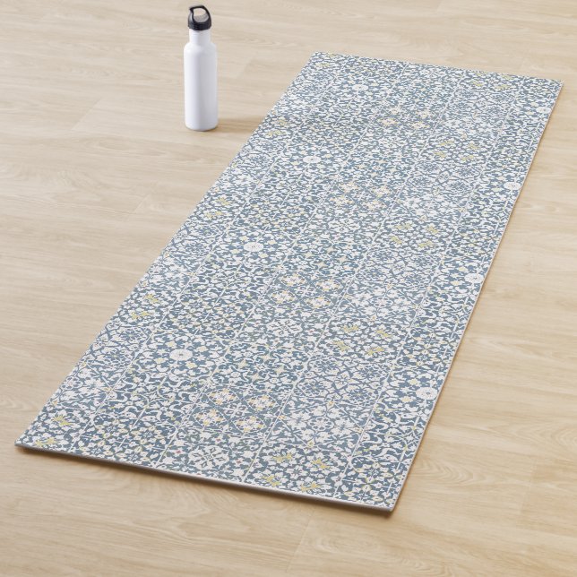 Tapis De Yoga Mediterranean Tiles, Moroccan, Majolica, Azulejo (En situation)