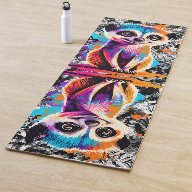 Tapis De Yoga Meerkat Yoga Mat pour bébé mignonne - Meerkat Yoga (En situation)