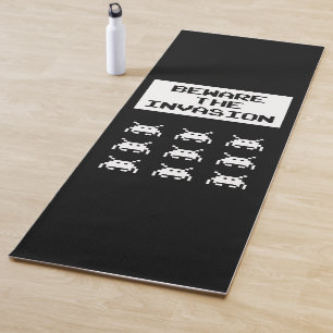 Tapis De Yoga Méfiez-vous de l'invasion, conception geek