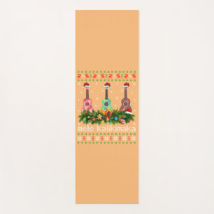 Tapis De Yoga Mele Kalikimaka Ukulele Guitare Cadeau Ukulele