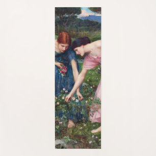 Tapis De Yoga Mesdames Picking Roses, John William Waterhouse