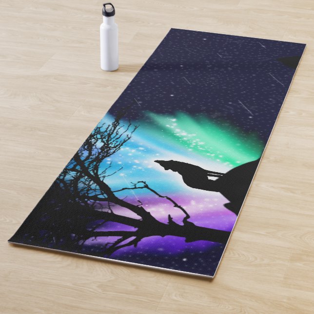 Tapis De Yoga Midnight Howl (En situation)