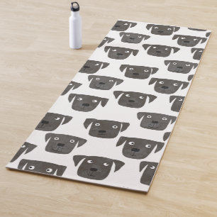 Tapis De Yoga Mignonne Black Labrador Retriever Chien