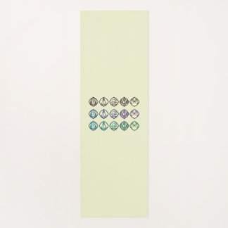 Tapis De Yoga Minimalist Zen Buddhist Mudras Yoga mat
