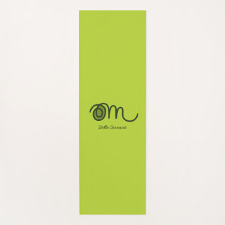 Tapis De Yoga Minimalistic Om Handwritten Personalized Yoga Mat