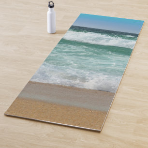 Tapis De Yoga Modèle de sable de bord de mer sur mesure