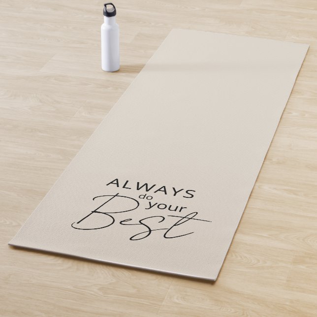 Tapis De Yoga Moderne et élégant  (En situation)