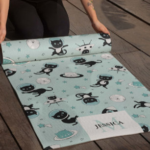 Tapis De Yoga Moderne J'ai besoin de plus d'espace Motif Chat No