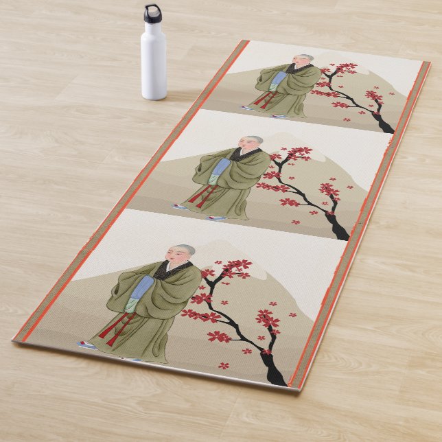 Tapis De Yoga Moine bouddhiste Yoga Mat (En situation)