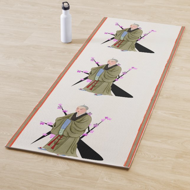 Tapis De Yoga Moine bouddhiste Yoga Mat (En situation)